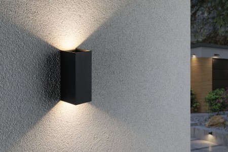 Aplică de exterior Flame 230V IP65 2x3W, antracit [2]