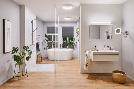 Aplică de oglindă Luno IP44 LED 1x6W 590mm, temperatură de culoare variabilă [6]