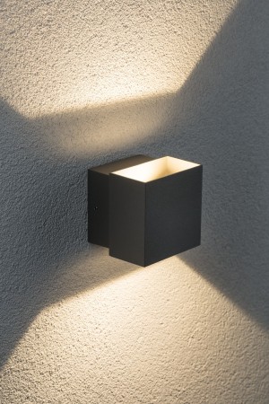 Aplică de exterior Cybo LED 2x3W 230V IP65 100x100mm gri aluminiu [4]