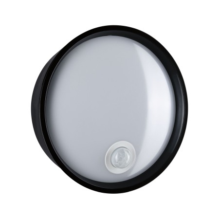 Aplică de exterior LED Platomo, IP44, 230V, 14.5W, negru, plastic, cu senzor de mișcare [7]
