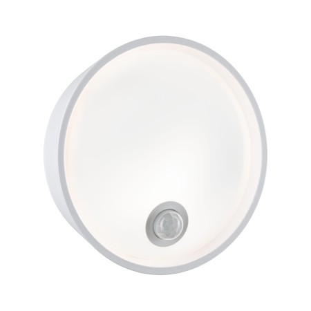 Rezistente la atmosferă sărată - Aplică de exterior LED Platomo, IP44, 230V, 14.5W, alb, plastic, cu senzor de mișcare