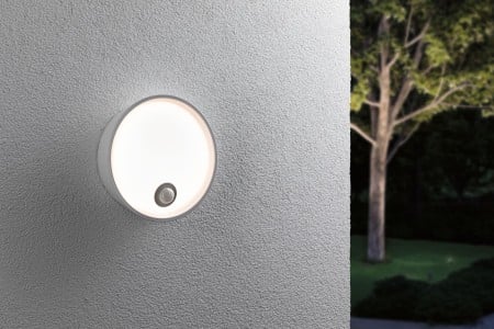Aplică de exterior LED Platomo, IP44, 230V, 14.5W, alb, plastic, cu senzor de mișcare [6]