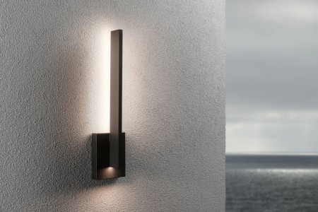 Aplică de exterior Levka LED, IP44, 115x80mm, 3000K, 13,5W, 110lm, 230V, antracit [3]