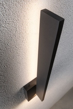 Aplică de exterior Levka LED, IP44, 115x80mm, 3000K, 13,5W, 110lm, 230V, antracit [5]