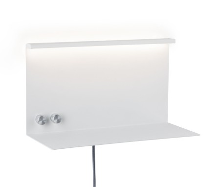 Aplică de pat Jarina LED 4,5W+1,6W alb 230V metal [1]