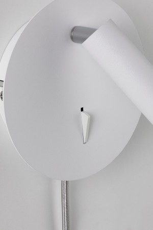 Aplică de pat Tabari LED 4W alb/crom 230V metal [3]