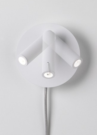 Aplică de pat Tabari LED 4W alb/crom 230V metal [4]