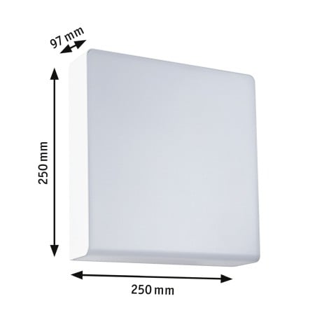 Aplică LED de exterior Azalena, cu senzor de mișcare, IP44, 3000K, 8,5W, 700lm, 230V, alb [2]