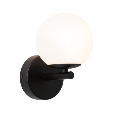Iluminat de baie - Aplică LED Gove, IP44, 3000K, 400lm, 230V, 5W, negru mat, satin