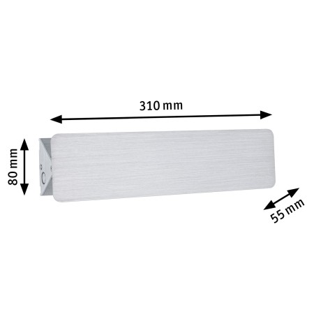 Aplică LED Katla, 230V, 7W, aluminiu periat [4]