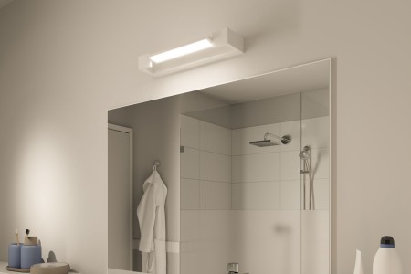 Aplică LED Lucille, cu flux luminos variabil în 3 pași, IP44, 2700K, 230V, 11,5W, alb [12]