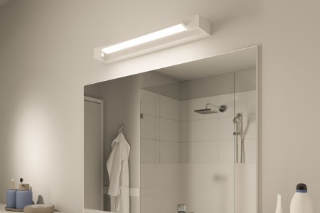 Aplică LED Lucille, cu flux luminos variabil în 3 pași, IP44, 2700K, 230V, 18W, alb [12]