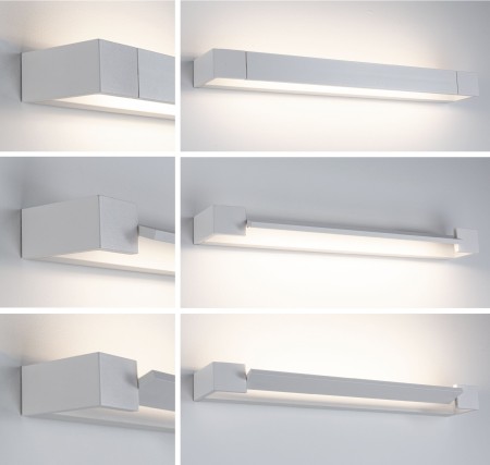 Aplică LED Lucille, cu flux luminos variabil în 3 pași, IP44, 2700K, 230V, 18W, alb [7]