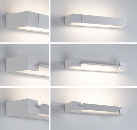 Aplică LED Lucille, cu flux luminos variabil în 3 pași, IP44, 2700K, 230V, 11,5W, alb [7]
