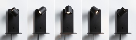 Aplică LED Malena USB C, GU10, 230V, max. 5W, negru mat [6]