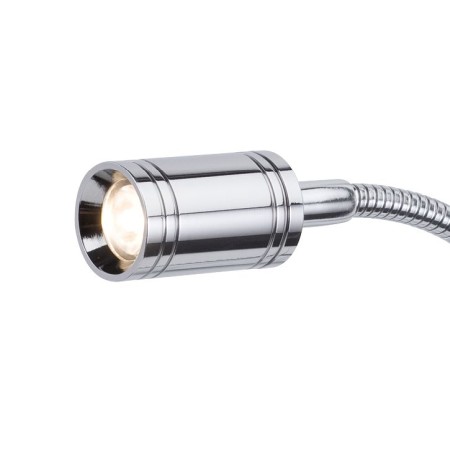 Aplică LED pentru tablouri Zylindro 1x3W, crom, cu braț flexibil [1]