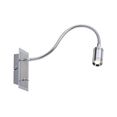 Iluminat tablouri - Aplică LED pentru tablouri Zylindro 1x3W, crom, cu braț flexibil
