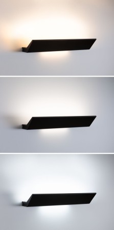 Aplică LED Smart Home Zigbee Ranva, cu temperatură de culoare variabilă, 230V, 13W, negru mat, cu flux luminos variabil [5]