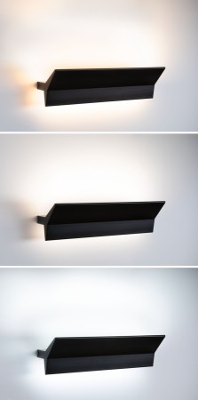 Aplică LED Smart Home Zigbee Stine, cu temperatură de culoare variabilă, 230V, 13W, cu flux luminos variabil, negru mat [2]