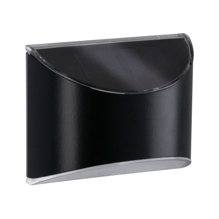 Aplică solară IP44 3000K metal/plastic, negru [1]