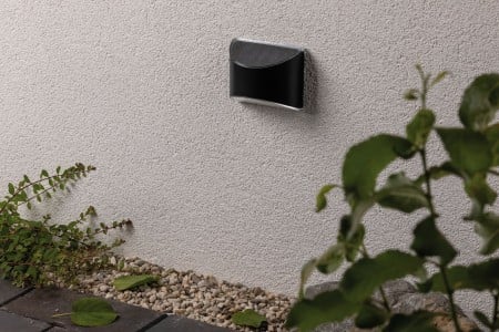 Aplică solară IP44 3000K metal/plastic, negru [3]