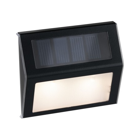 Solare - Aplică solară IP44 3000K metal/plastic, negru