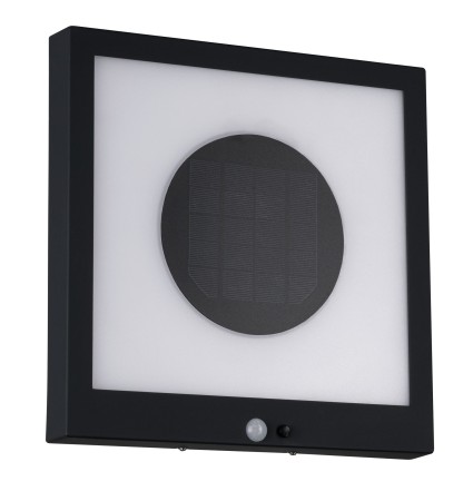 Aplică solară Taija IP44 3000K 120lm, cu senzor de mișcare, antracit [1]