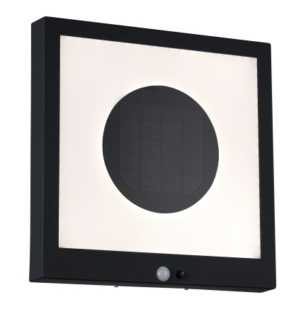 Solare - Aplică solară Taija IP44 3000K 120lm, cu senzor de mișcare, antracit