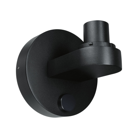 ModuShine - Aplică bază simplă ModuShine, IP44, rotundă, antracit, E27, max. 15W