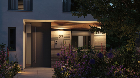 Aplică de exterior Anela LED, senzor de mișcare, IP44, 245x309mm, 2200K, 12,5W, 700lm, 230V, antracit, aluminiu [7]