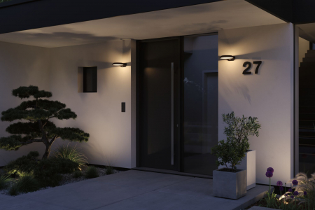 Aplică de exterior Anela LED, senzor de mișcare, IP44, 245x309mm, 3000K, 12,5W, 700lm, 230V, antracit, aluminiu [5]
