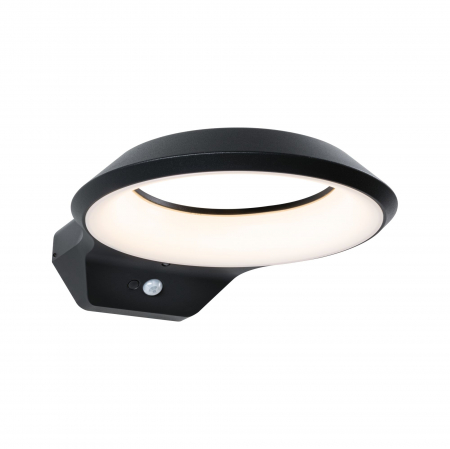 Aplice - Aplică de exterior Anela LED, senzor de mișcare, IP44, 245x309mm, 3000K, 12,5W, 700lm, 230V, antracit, aluminiu