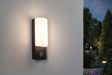 Aplică de exterior Bonnie LED, IP44, 93x77mm, 3000K, 8,5W, 560lm, 230V, antracit, aluminiu, senzor de mișcare [6]