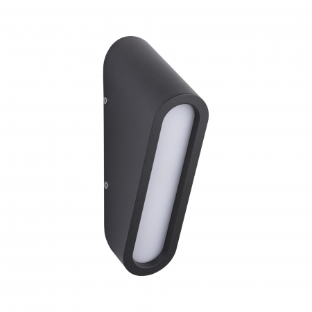 Aplică de exterior Cliff LED, IP44, 64x116mm, 3000K, 9,5W, 300lm, 230V, antracit, aluminiu [1]