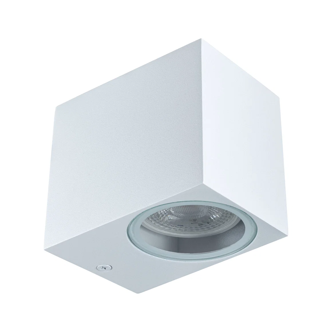 Aplică de exterior Imola, IP44, pătrată, max. 1xGU10, alb mat, aluminiu [3]
