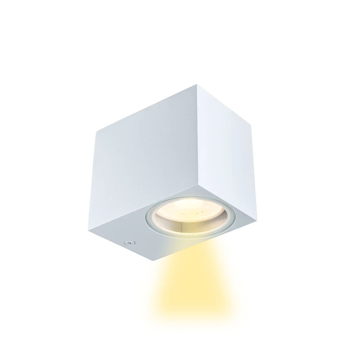 Aplică de exterior Imola, IP44, pătrată, max. 1xGU10, alb mat, aluminiu [2]