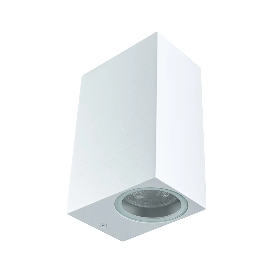 Aplică de exterior Imola, IP44, pătrată, max. 2xGU10, alb mat, aluminiu [3]
