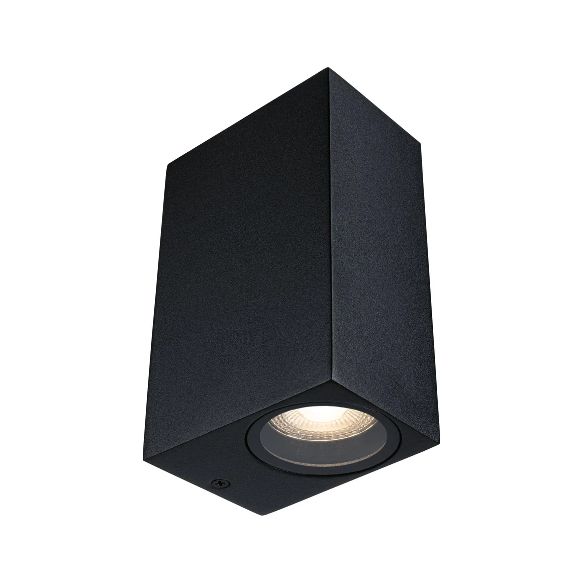Iluminat interior - Aplică de exterior Imola, IP44, pătrată, max. 2xGU10, negru mat, aluminiu