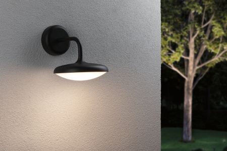 Aplică de exterior Nostro LED, IP44, rotundă, 180x250mm, 3000K, 10W, 900lm, 230V, antracit, aluminiu [4]