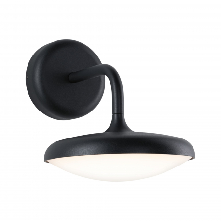 Rezistente la atmosferă sărată - Aplică de exterior Nostro LED, IP44, rotundă, 180x250mm, 3000K, 10W, 900lm, 230V, antracit, aluminiu