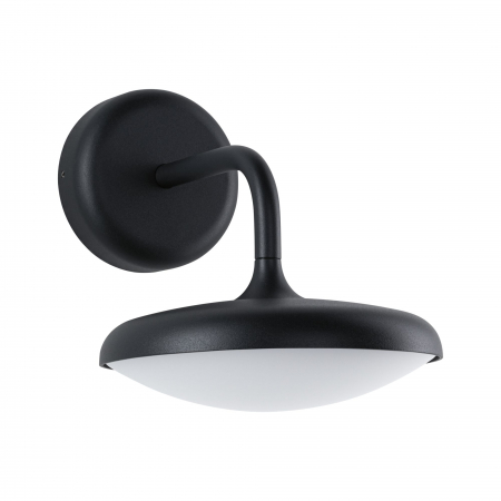 Aplică de exterior Nostro LED, IP44, rotundă, 180x250mm, 3000K, 10W, 900lm, 230V, antracit, aluminiu [1]
