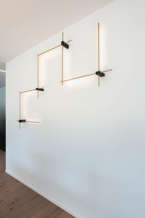 Aplică FINLIN SURF 4.0, LED, 3000K, champagne-negru [1]