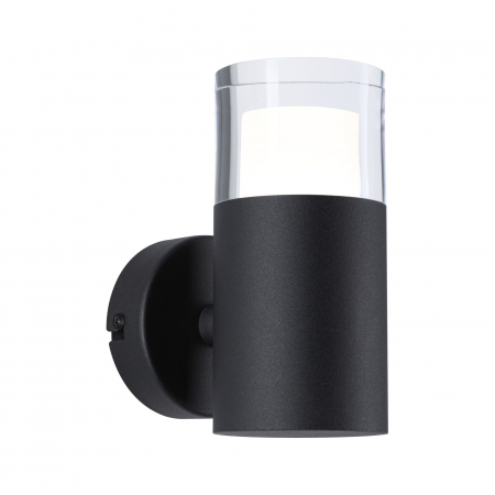 Familia Kame - Aplică Kame IP44, 3000K, 320lm, 230V, 5W, negru Signal