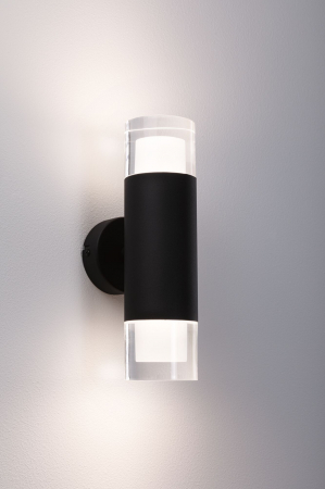 Aplică Kame IP44, 3000K, 460lm, 230V, 2x4W, negru Signal [4]