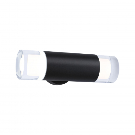 Aplică Kame IP44, 3000K, 460lm, 230V, 2x4W, negru Signal [6]