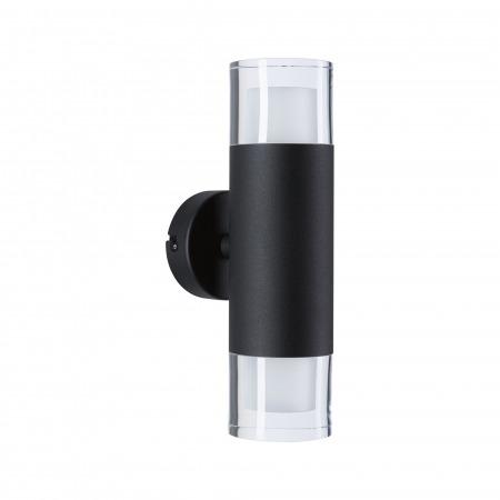 Aplică Kame IP44, 3000K, 460lm, 230V, 2x4W, negru Signal [7]
