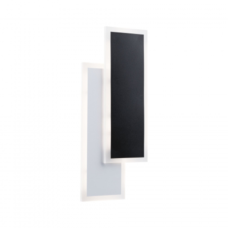 Living - Aplică LED 2Form, 4000K, 230V, 18W, alb-negru
