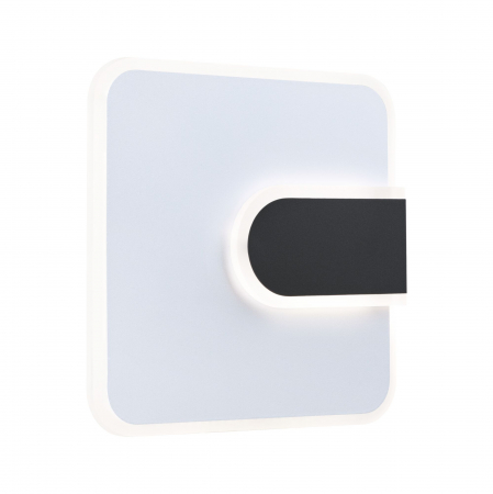 Living - Aplică LED 2Form, 4000K, 230V, 18W, alb-negru