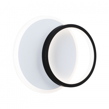 Living - Aplică LED 2Form, 4000K, 230V, 18W, alb-negru