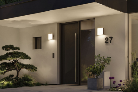 Aplică LED de exterior Azalena, cu senzor de mișcare, IP44, 3000K, 8,5W, 700lm, 230V, antracit [5]